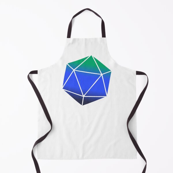 Item preview, Beau Inspired Blue/Green D20 designed and sold by dysfnctnlysane.