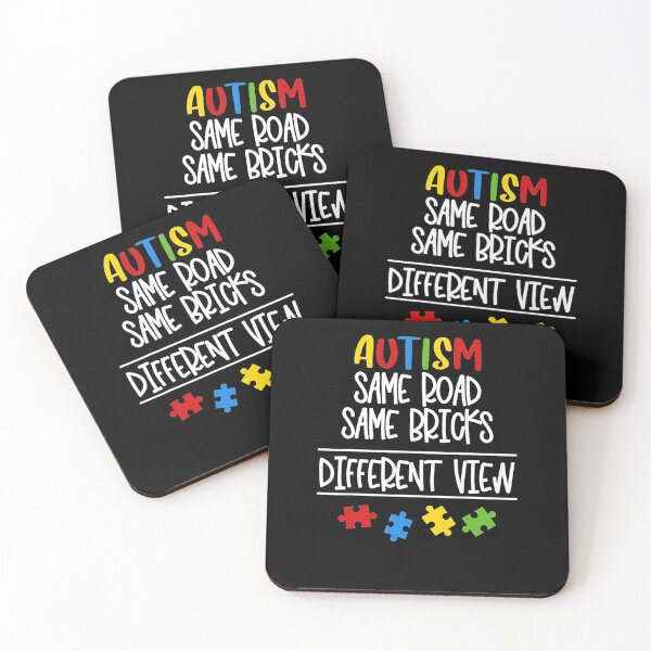 Item preview, Autism Same Road Same Bricks Different View Autism Awareness designed and sold by MaudeKesslon.