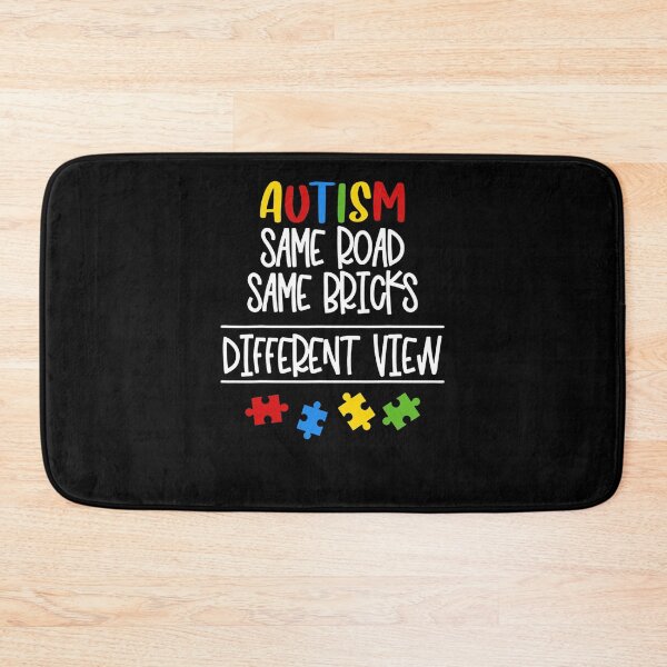 Item preview, Autism Same Road Same Bricks Different View Autism Awareness designed and sold by MaudeKesslon.
