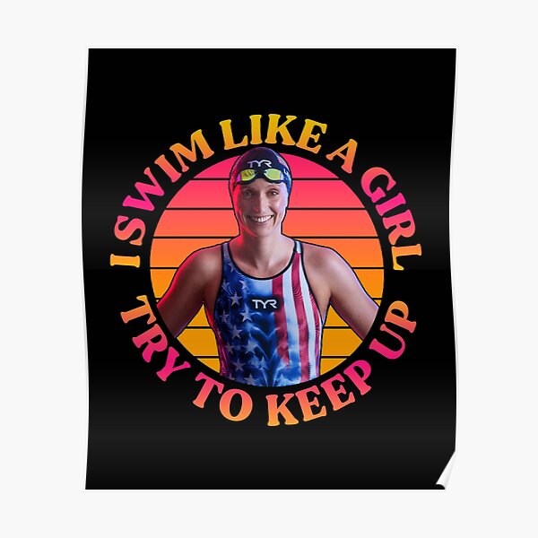 &ldquo;Katie Ledecky&rdquo; Poster by aliali9155 | Redbubble