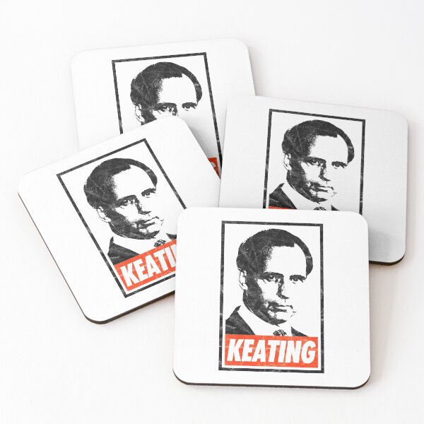 Item preview, Keating (White Worn Look) designed and sold by politicalamity.