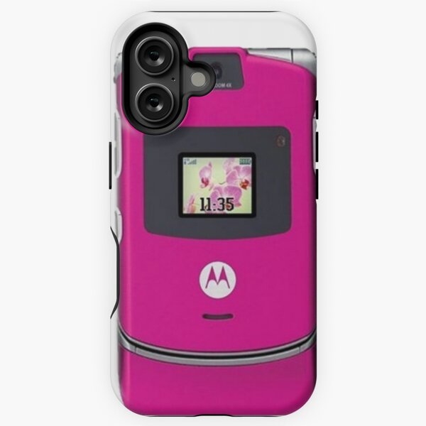 Item preview, Motorolla Razor Pink  designed and sold by GreasyGerbil.