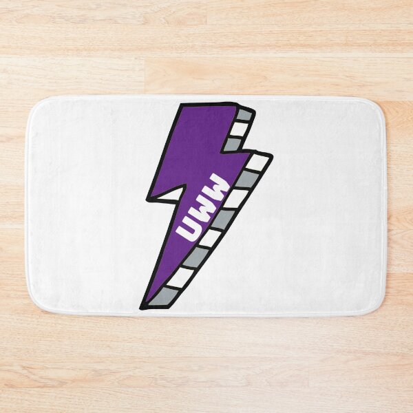 Item preview, UWW University of Wisconsin Whitewater Lightning Bolt designed and sold by kkosmicki.