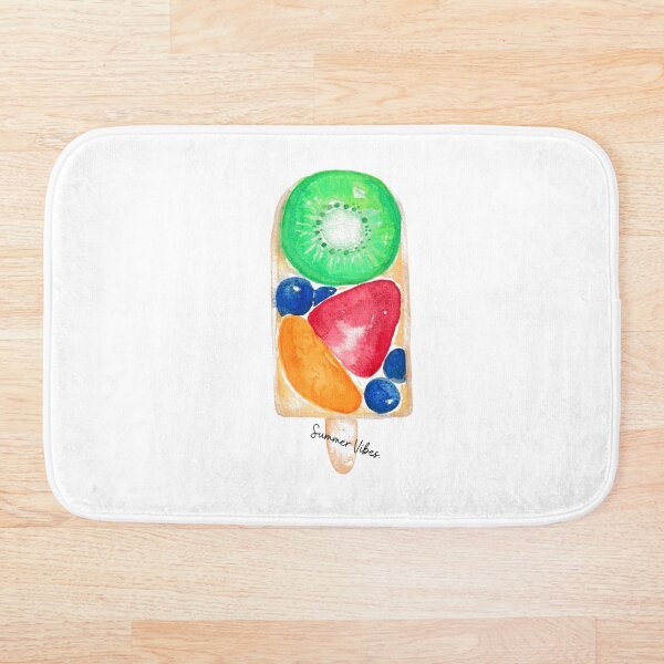 Item preview, Watercolor Fruit Popsicle designed and sold by sanashibata.