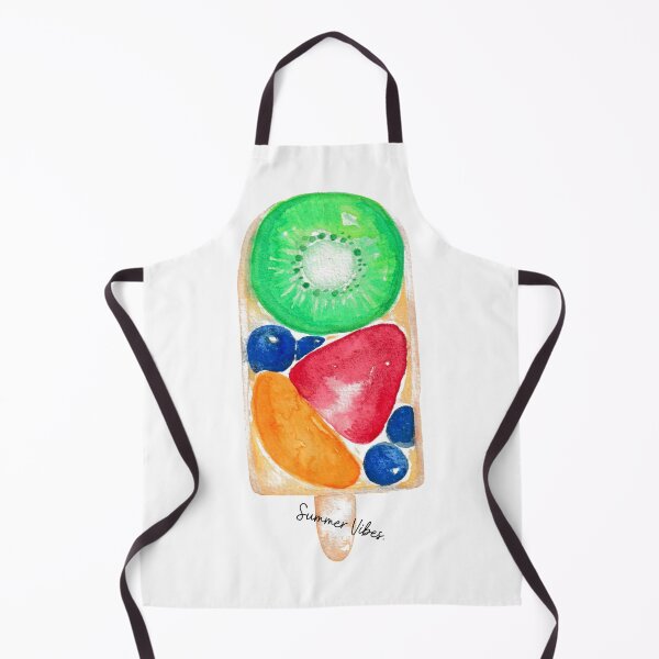 Item preview, Watercolor Fruit Popsicle designed and sold by sanashibata.