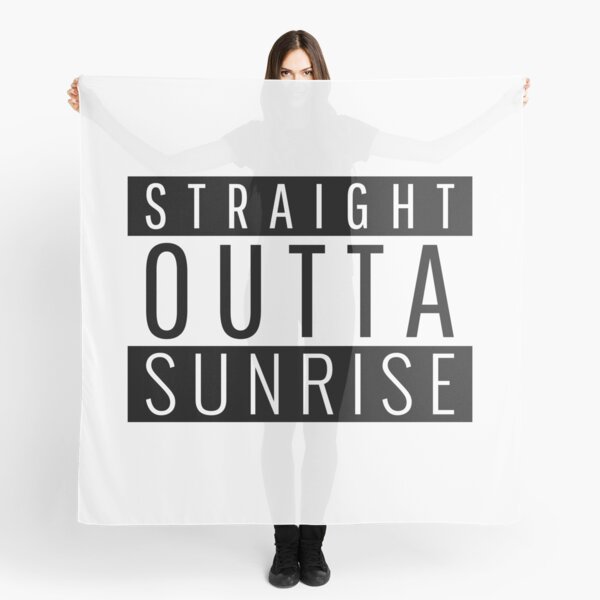 Item preview, Straight Outta Sunrise Florida  designed and sold by Teelogic.