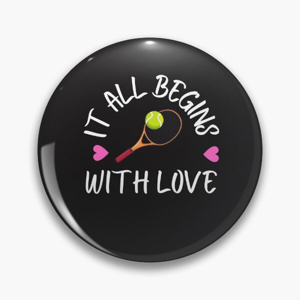 Item preview, Tennis funny quote -  all begins with love designed and sold by Natkopod.