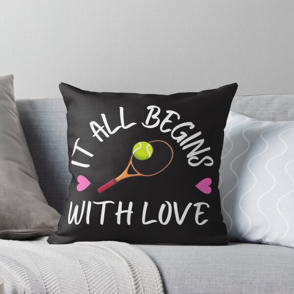 Item preview, Tennis funny quote -  all begins with love designed and sold by Natkopod.