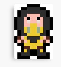 Pixel Scorpion Canvas Print