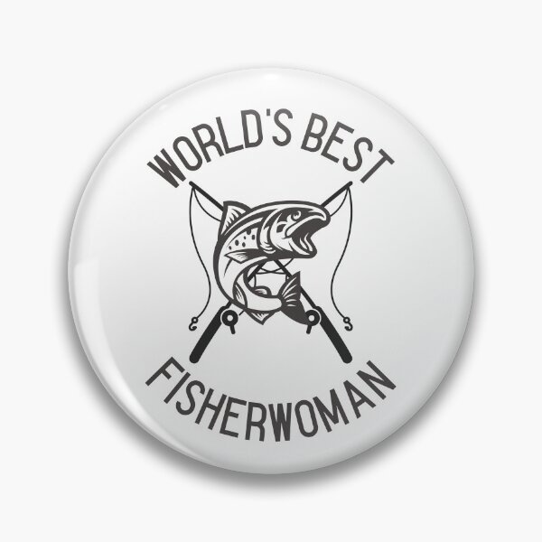 Item preview, Worlds Best Fisherwoman Angler Fisherman designed and sold by HppyStrngHelthy.