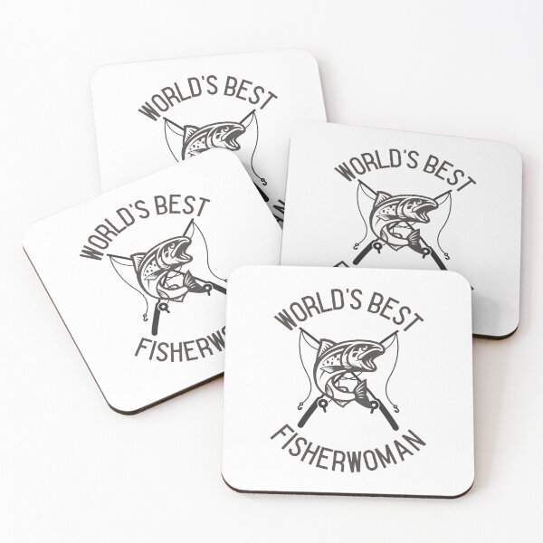 Item preview, Worlds Best Fisherwoman Angler Fisherman designed and sold by HppyStrngHelthy.