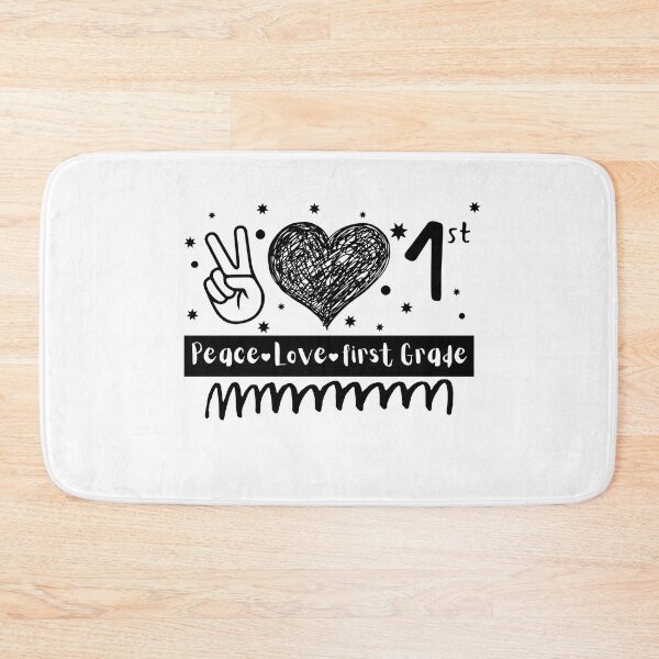 Item preview, Peace Love 1st Grade designed and sold by Anton Ashraf.