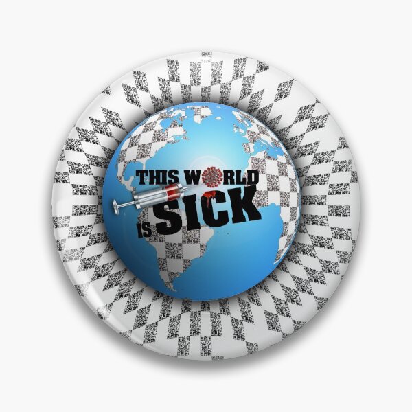 Item preview, This world is sick men's t-shirt | freedom of choice | personal freedom | pandemic t shirt | tousanticovid designed and sold by PCBoutique.