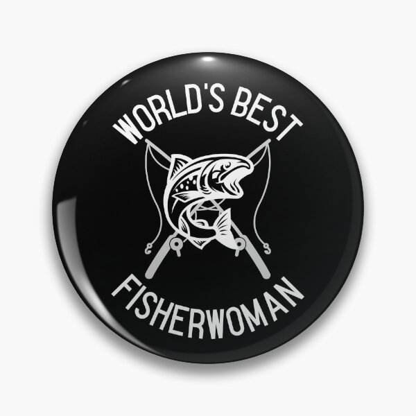 Item preview, Worlds Best Fisherwoman Angler Fisherman designed and sold by HppyStrngHelthy.