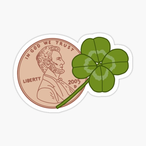 LUCKY PENNY Keychain GOOD Luck Four Leaf Clover Lucky My  Etsy  Gifts  for boss Penny jewelry Lucky penny