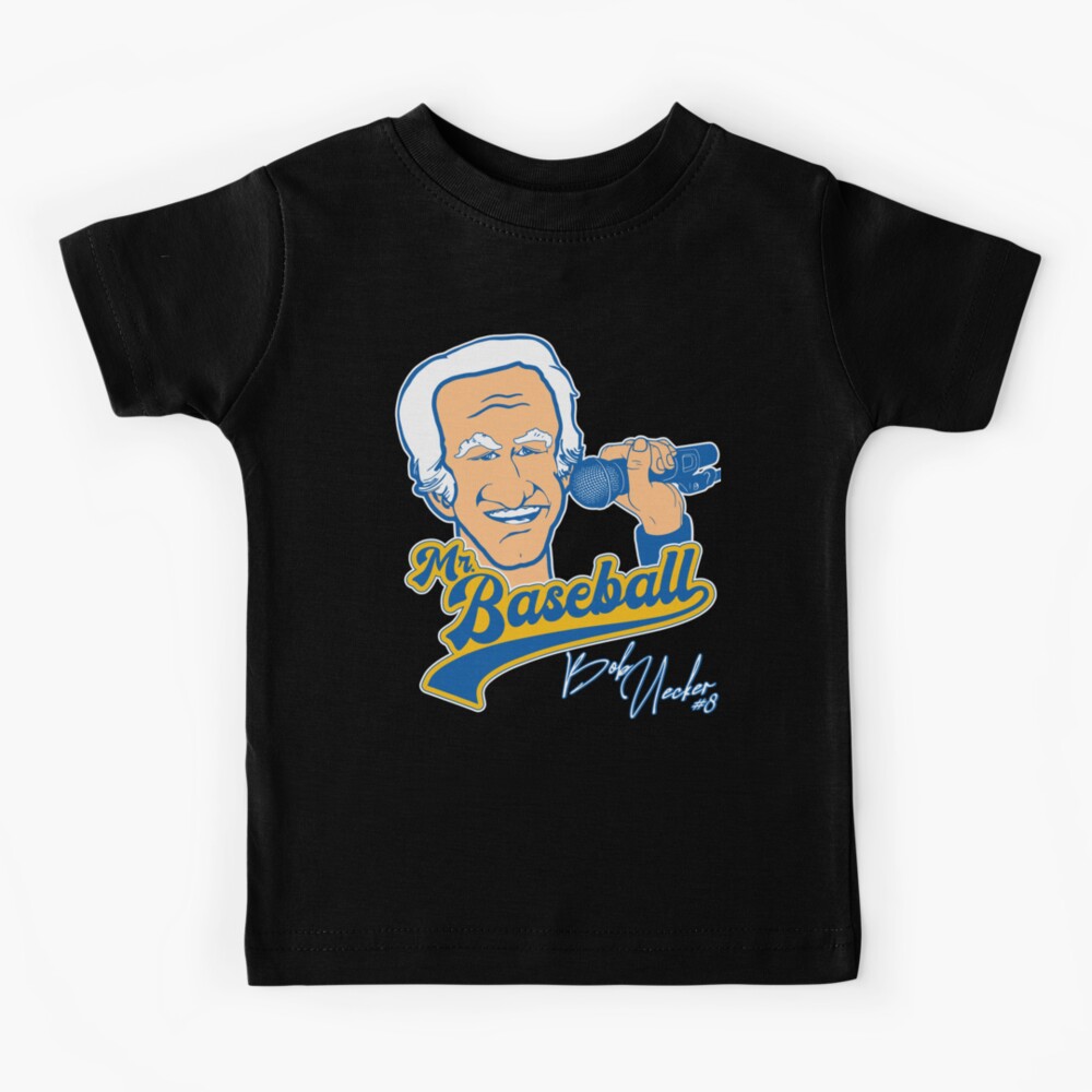 Mr Baseball ))(( Brewers Bob Uecker Baseball Tribute | Kids T-Shirt