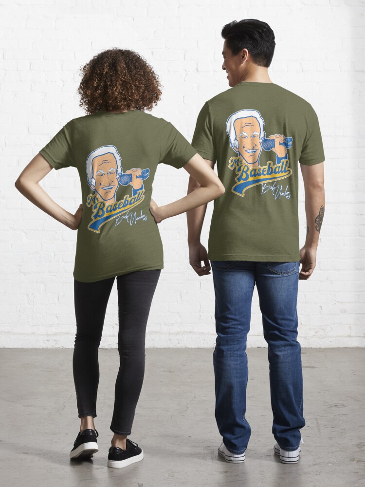 darklordpug Mr Baseball ))(( Brewers Bob Uecker Baseball Tribute Long Sleeve T-Shirt