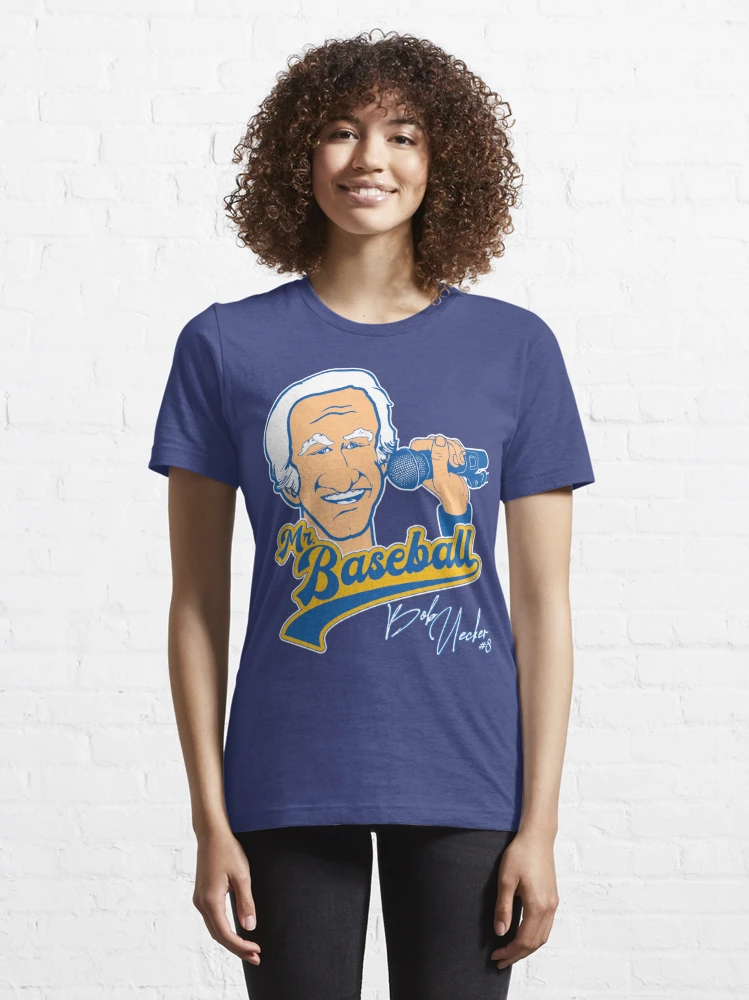 darklordpug Mr Baseball ))(( Brewers Bob Uecker Baseball Tribute Long Sleeve T-Shirt