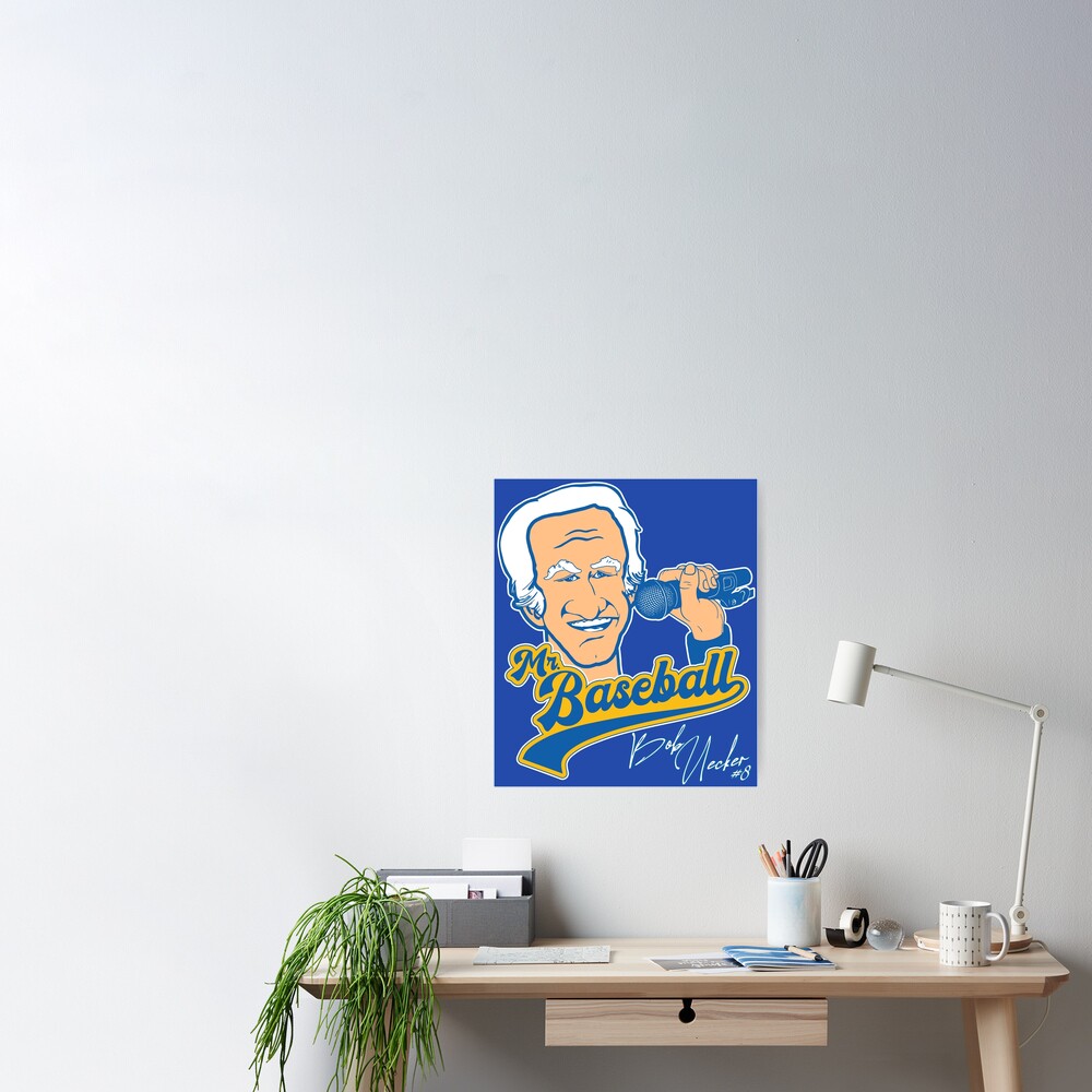 Mr Baseball ))(( Brewers Bob Uecker Baseball Tribute - Milwaukee Brewers -  Pin