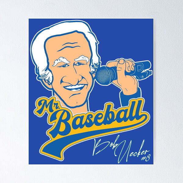 Aperçu de l'œuvre Mr Baseball ))(( Brewers Bob Uecker Baseball Hommage créée et vendue par acquiesce13.