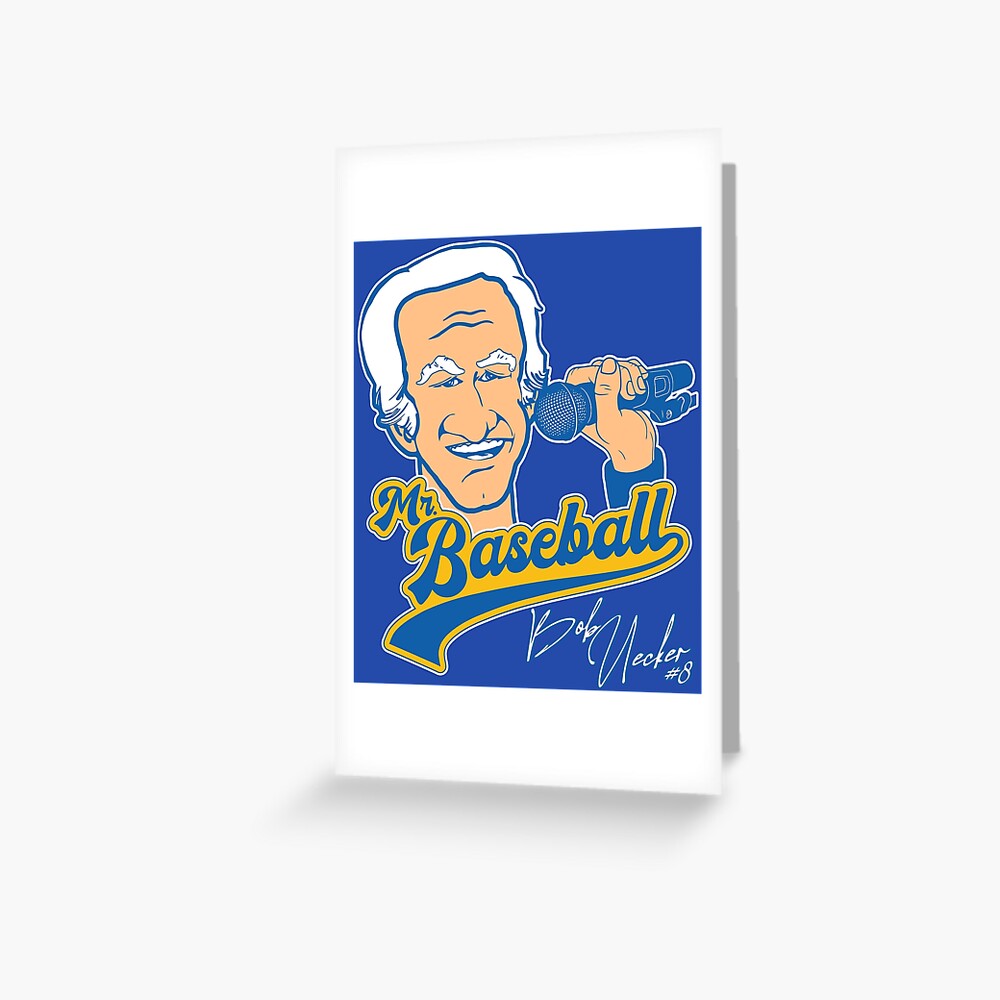 Mr Baseball ))(( Brewers Bob Uecker Baseball Tribute Greeting Card for  Sale by acquiesce13