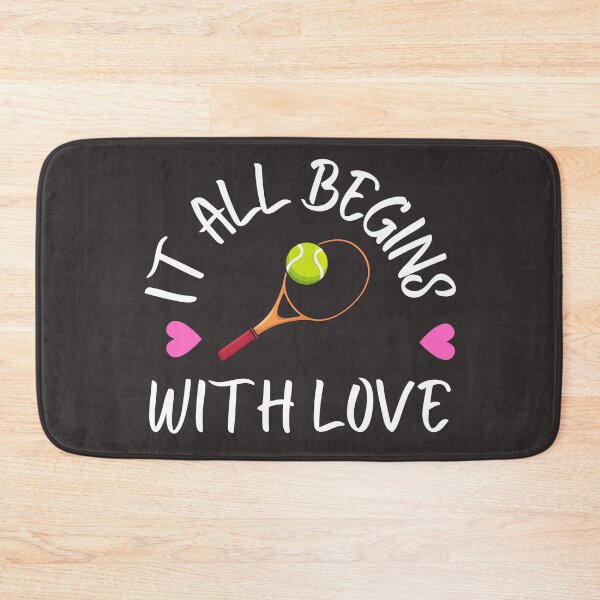 Item preview, Tennis funny quote -  all begins with love designed and sold by Natkopod.
