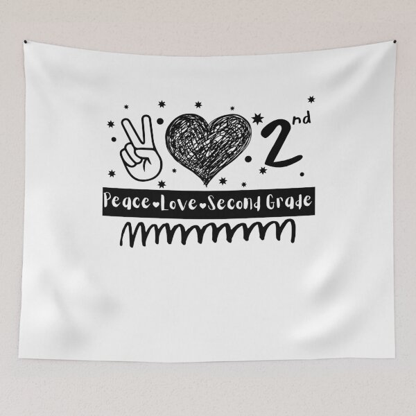 Item preview, Peace Love 2nd Grade designed and sold by Anton Ashraf.