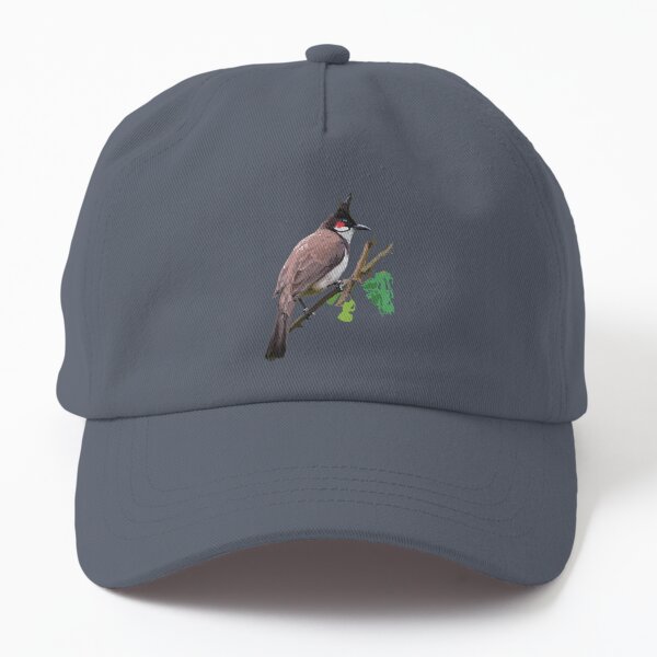 Red-whiskered or crested Bulbul Dad Hat