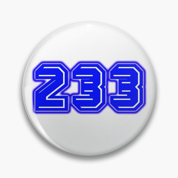 Item preview, Blue Number 233 designed and sold by sport-blue.