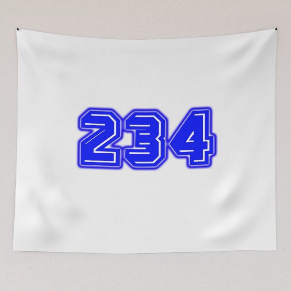 Item preview, Blue Number 234 designed and sold by sport-blue.