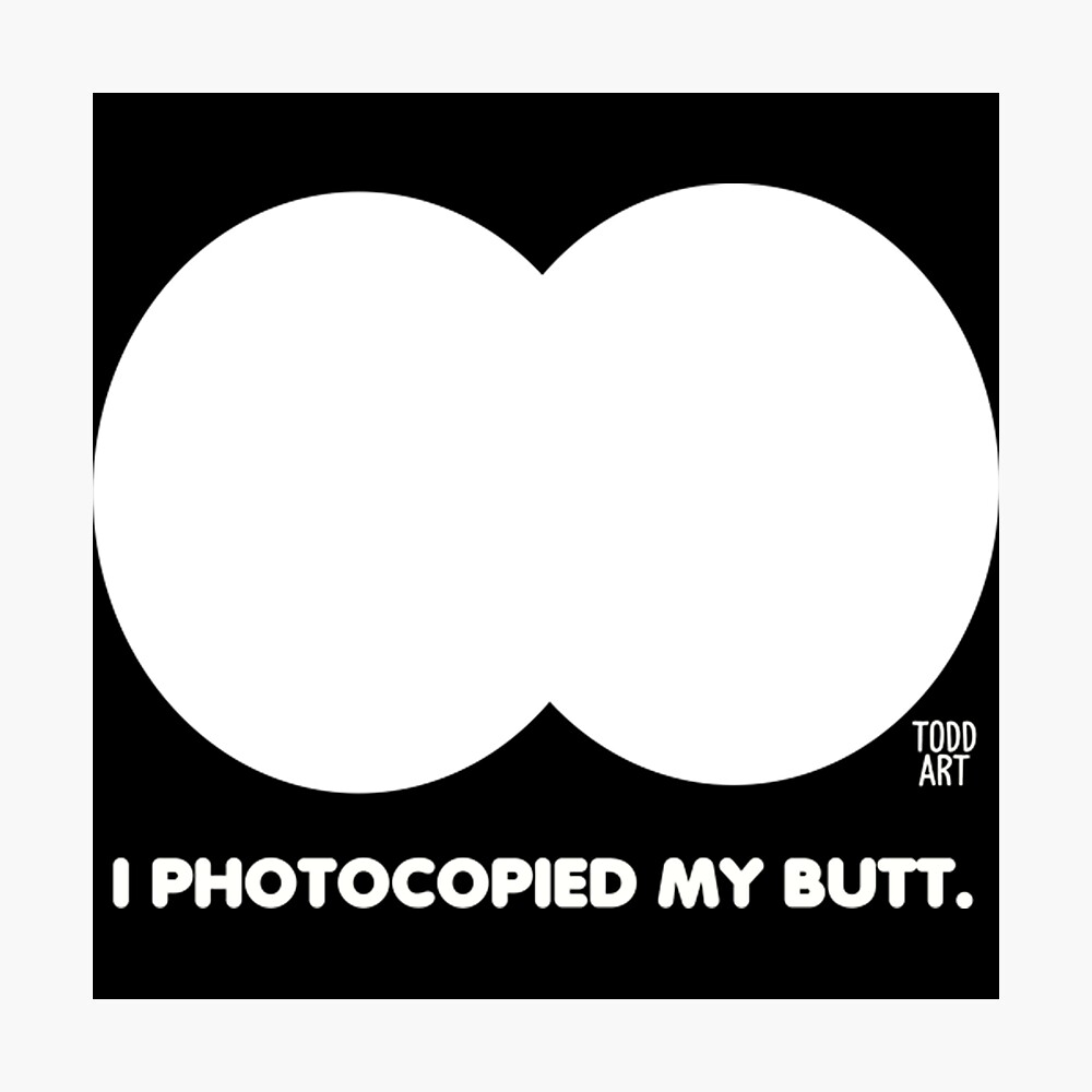 Butt photocopy