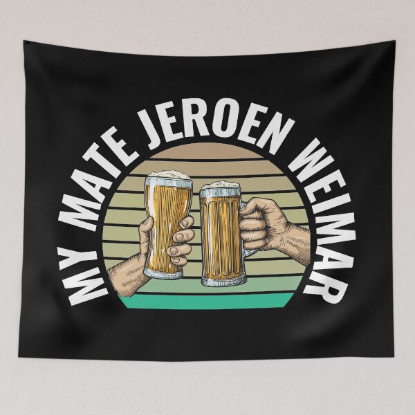 Item preview, My Mate Jeroen Weimar | Retro Sunset | Beer  designed and sold by NoirOwned.