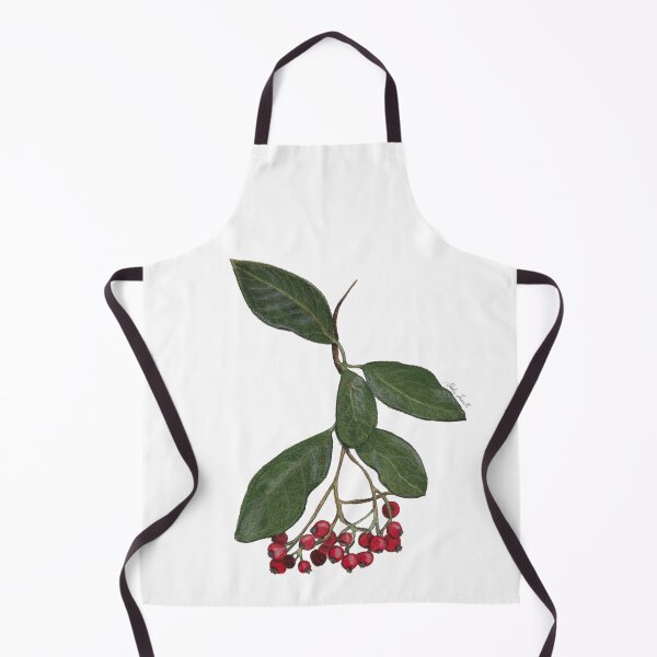 Item preview, Watercolor illustration of wild berries - Pyracantha Crenulata designed and sold by Malu-Iriarte.