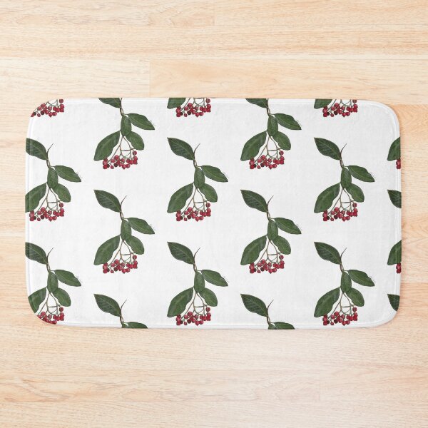 Item preview, Watercolor illustration of wild berries - Pyracantha Crenulata designed and sold by Malu-Iriarte.