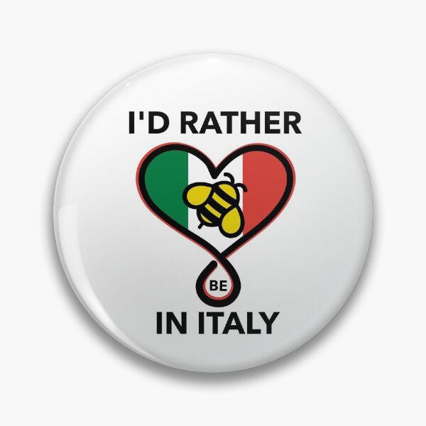 Artikelvorschau, Ich wäre lieber in Italien - Italian Bee entworfen und verkauft von molamode.