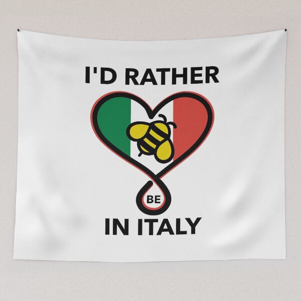 Item preview, I'd Rather Be In Italy - Italian Bee designed and sold by molamode.