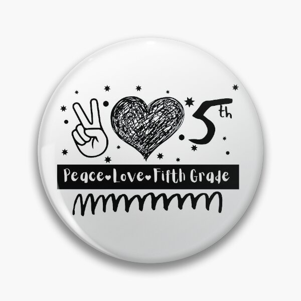 Item preview, Peace Love 5th Grade designed and sold by Anton Ashraf.