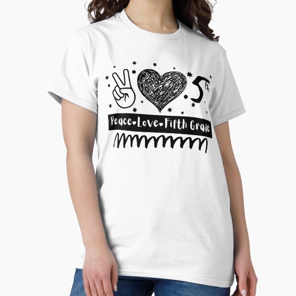 Item preview, Peace Love 5th Grade designed and sold by Anton Ashraf.