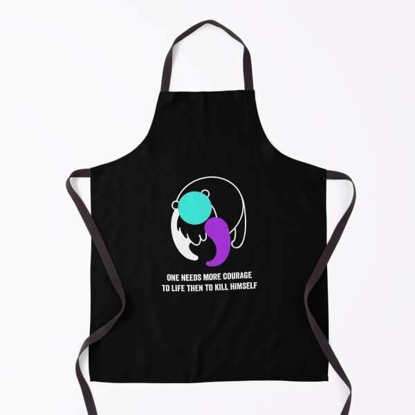 Item preview, Blue Purple Semicolon Bear Mental Health Antisuicide Warrior designed and sold by MaudeKesslon.