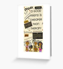 Good Friends Greeting Card