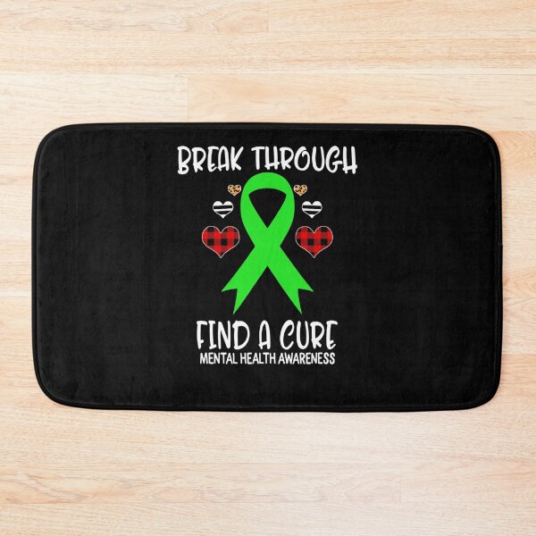 Item preview, Break Through Find A Cure Mental Health Awareness Ribbon designed and sold by MaudeKesslon.