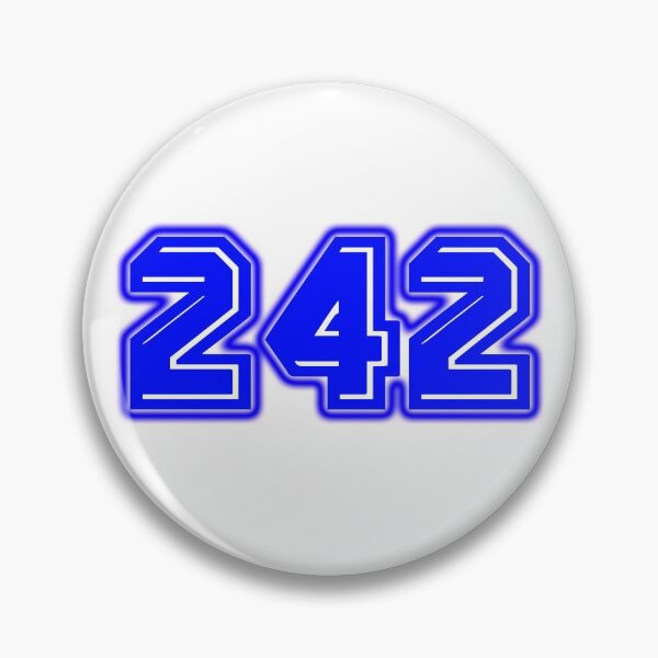 Item preview, Blue Number 242 designed and sold by sport-blue.