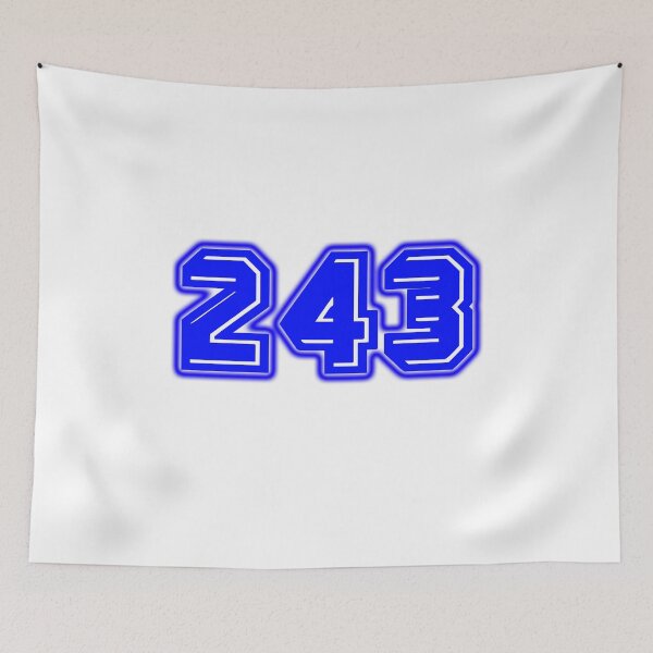 Item preview, Blue Number 243 designed and sold by sport-blue.