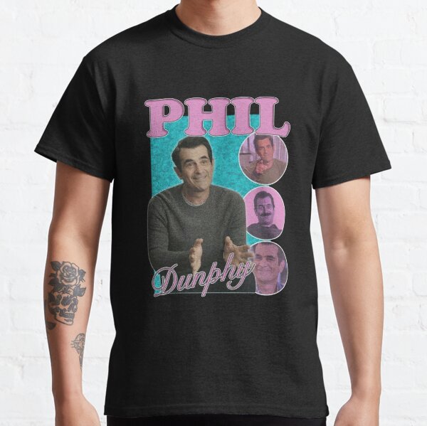 10mb Vintage Phil Dunphy Hommage Bootleg, Phil Dunphy T-Shirt - Sweatshirt, Phil Dunphy moderne Familie TV-Serie Grafik T-Shirt, moderne Familie Classic T-Shirt