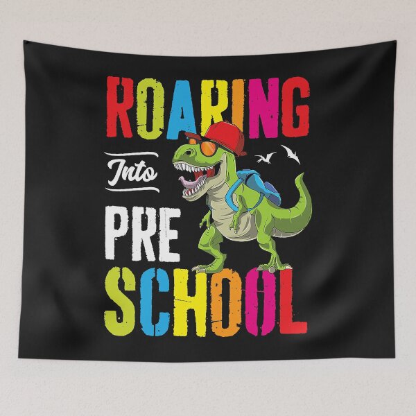 Item preview, Roaring Into Preschool Dinosaur Teacher Pre K Back To School designed and sold by DavidAlun.