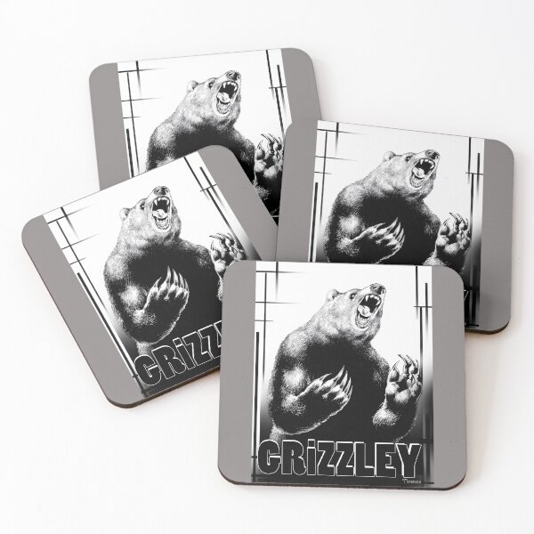 Item preview, Grizzly bears designed and sold by LopesArtDesigns.
