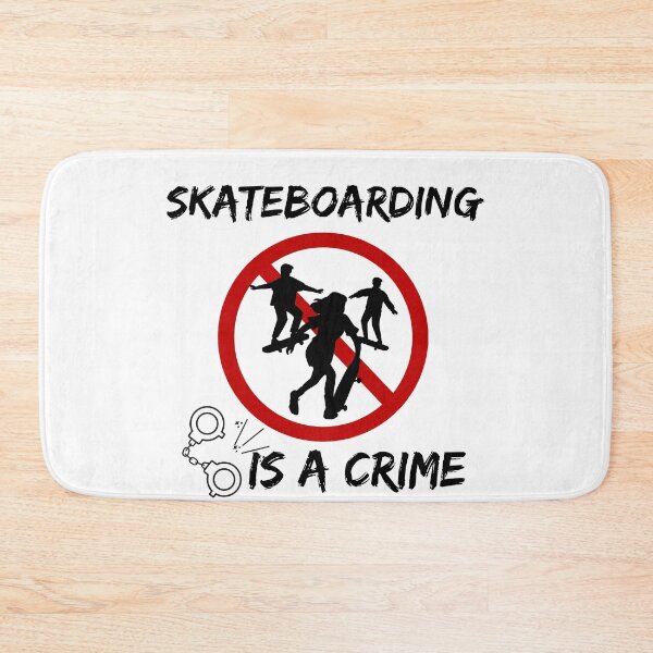 Item preview, Skateboarding Is A Crime designed and sold by Quadghouls.