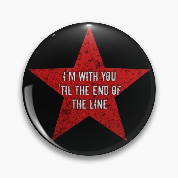 Item preview, Bucky Barnes Quote Winter Soldier 'Till the end of the line designed and sold by nvrland-novelty.