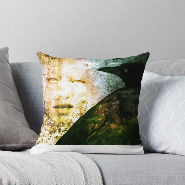 The Face Of Death Throw Pillow