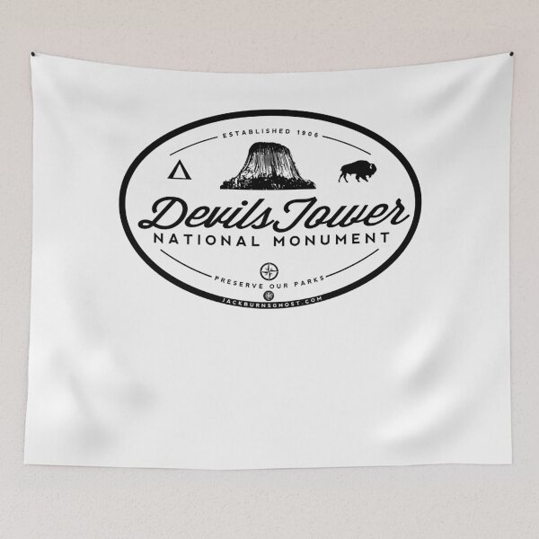 Item preview, People Call MeDevils Tower Wyoming National Monument Oval Halloween designed and sold by LeathaKessler.